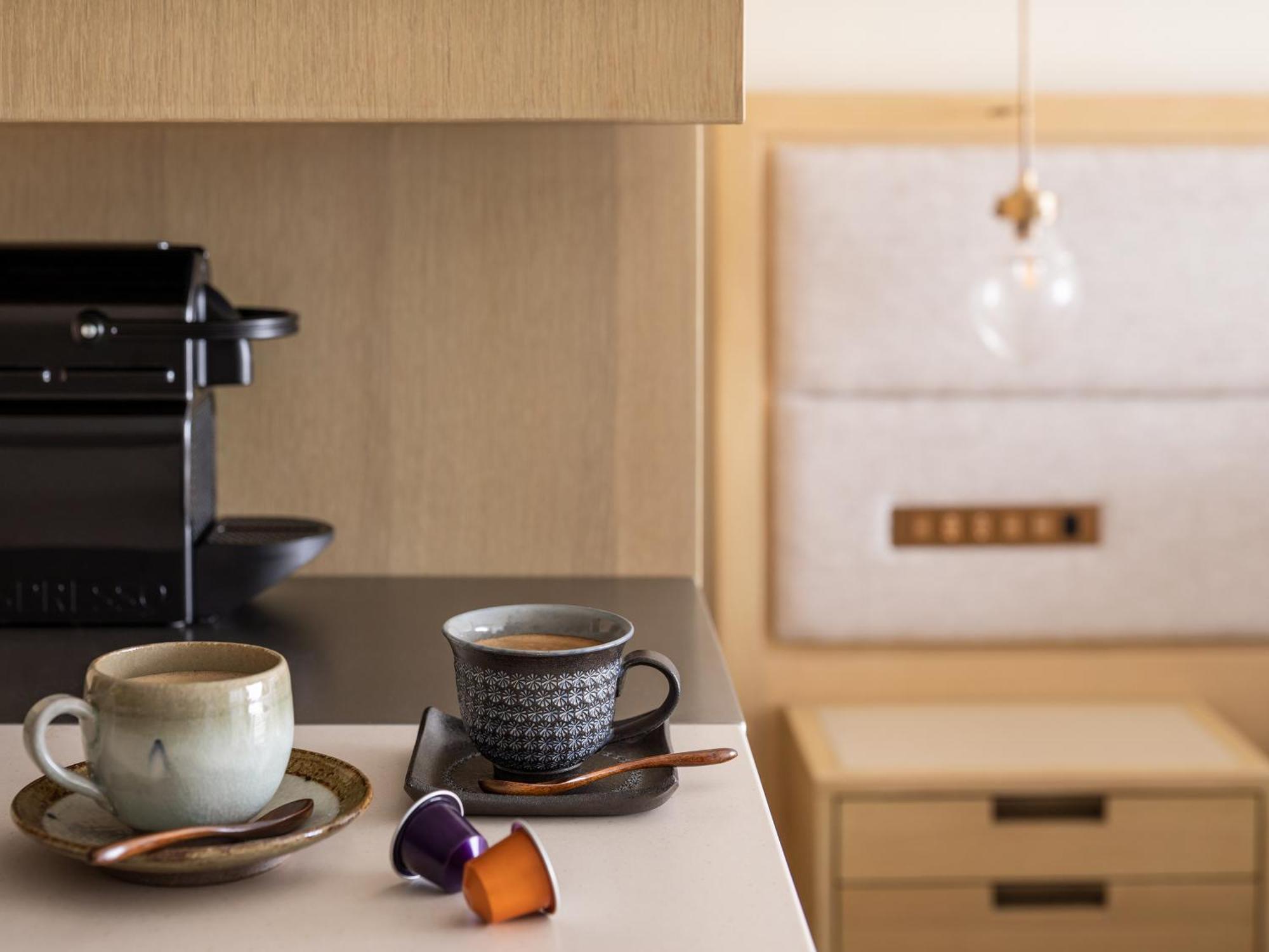 Hotel The Celestine Kyoto Gion Dış mekan fotoğraf A Nespresso coffee machine
