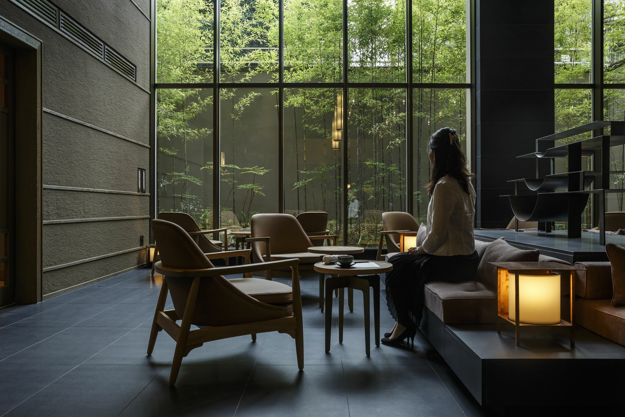 Hotel The Celestine Kyoto Gion Dış mekan fotoğraf The lounge at the hotel